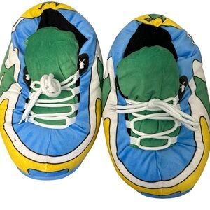 Dutch Bros Pull On Slippers Blue+White+Green Comfy DB 1992 Laces SO FUN! Adult